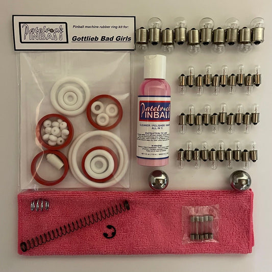 Gottlieb Bad Girls Pinball Machine Maintenance Kit