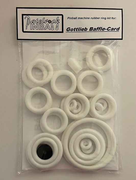 Gottlieb Baffle-Card Pinball Machine Rubber Ring Kit