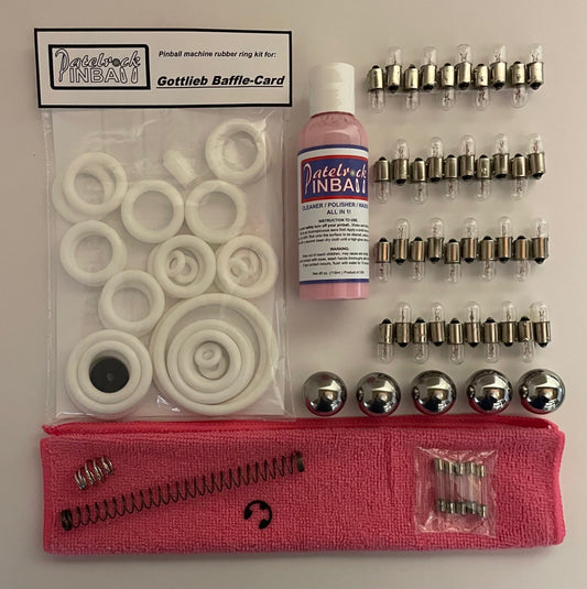 Gottlieb Baffle-Card Pinball Machine Maintenance Kit