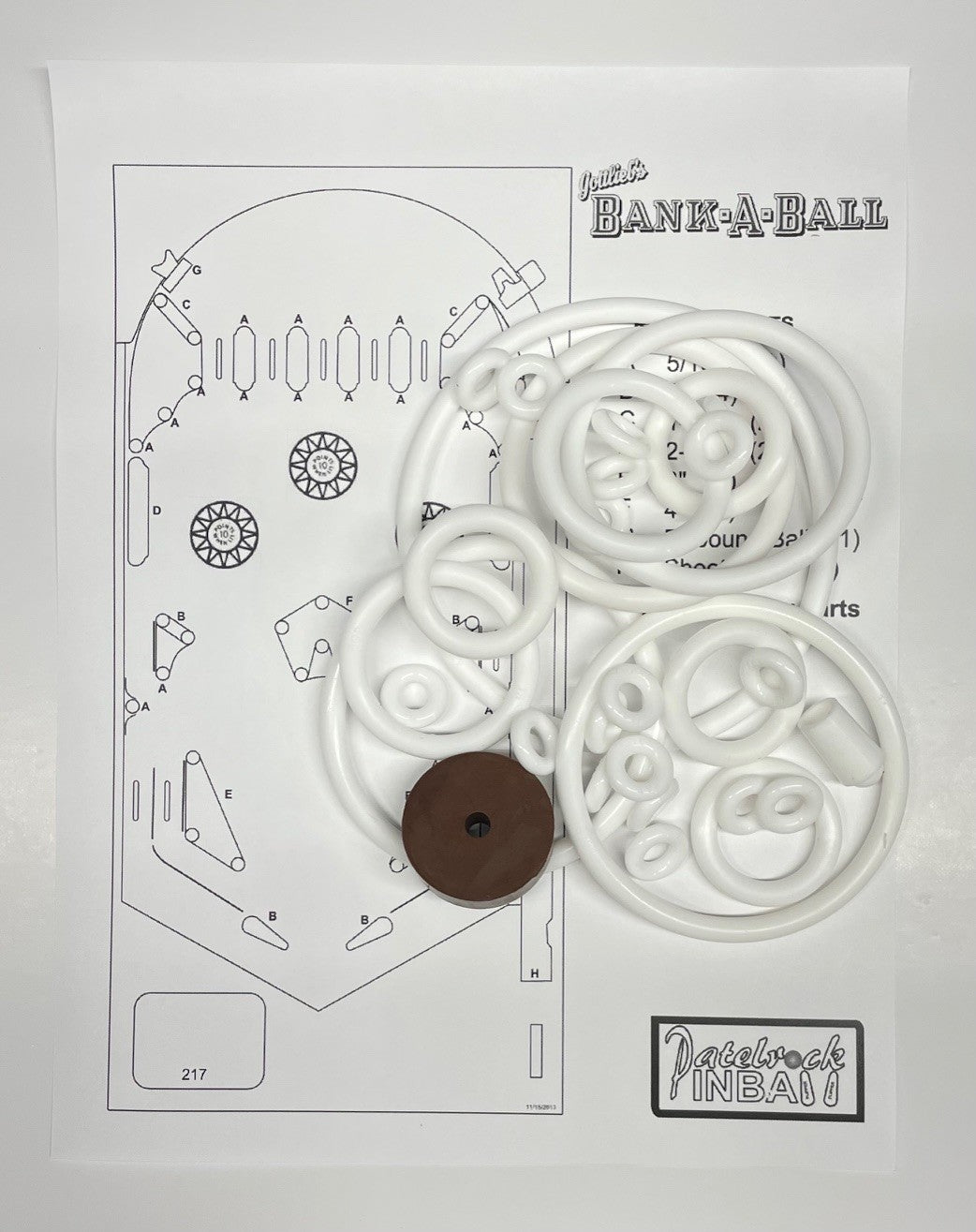 Gottlieb Bank-A-Ball Pinball Machine Maintenance Kit