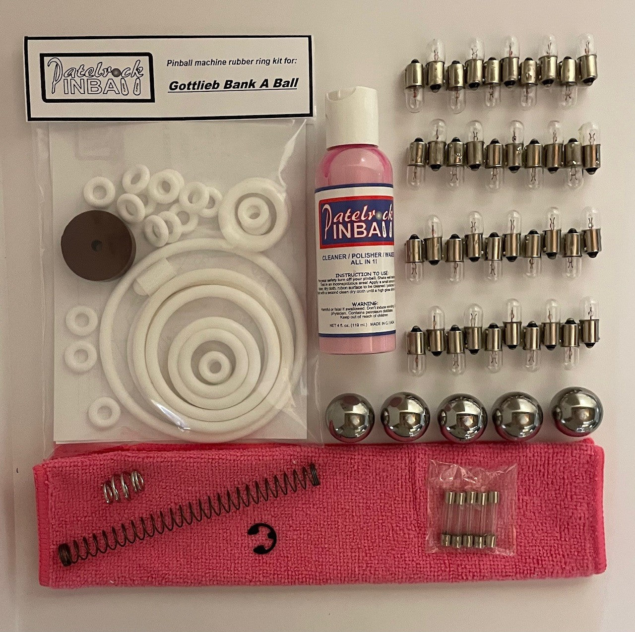 Gottlieb Bank-A-Ball Pinball Machine Maintenance Kit
