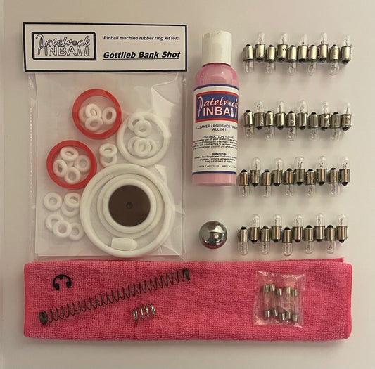 Gottlieb Bank Shot Pinball Machine Maintenance Kit