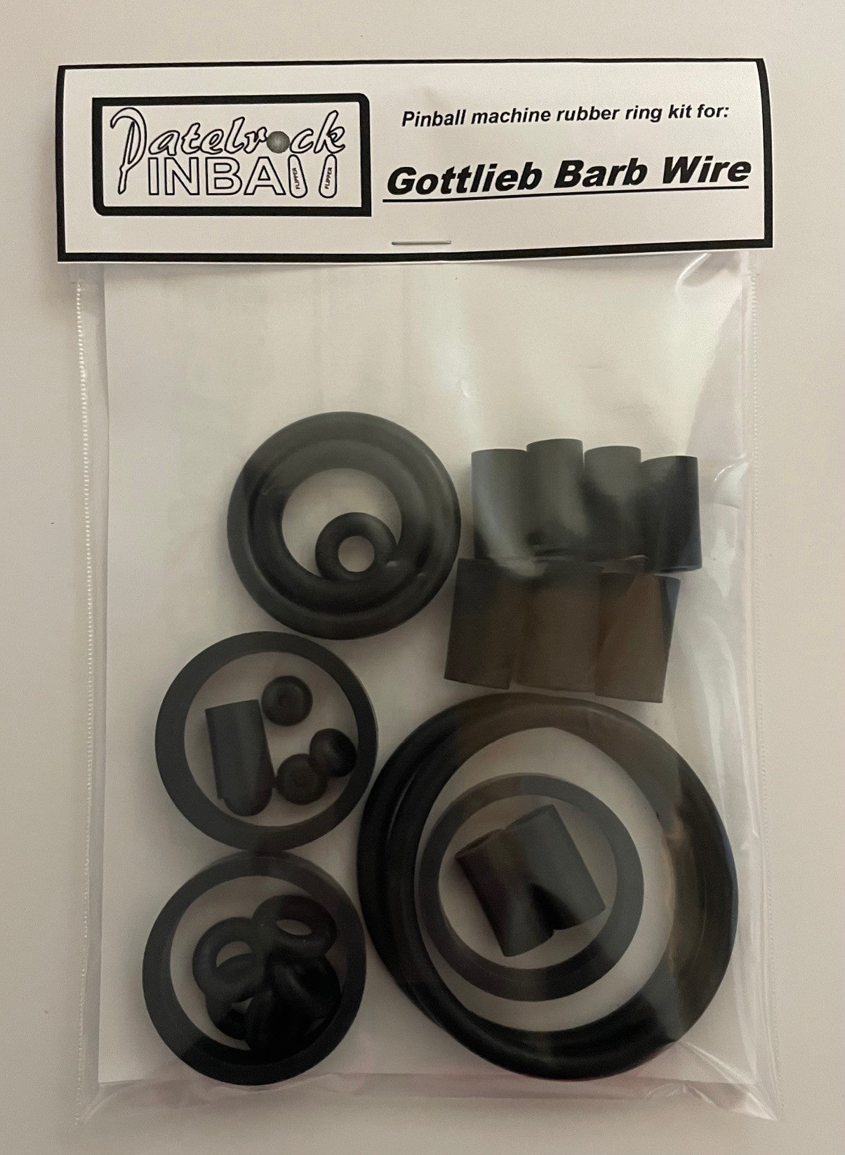 Gottlieb Bard Wire Pinball Machine Rubber Ring Kit