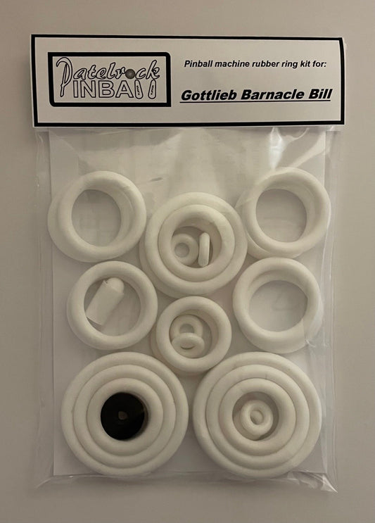 Gottlieb Barnacle Bill Pinball Machine Rubber Ring Kit