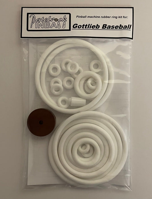 Gottlieb Baseball Pinball Machine Rubber Ring Kit