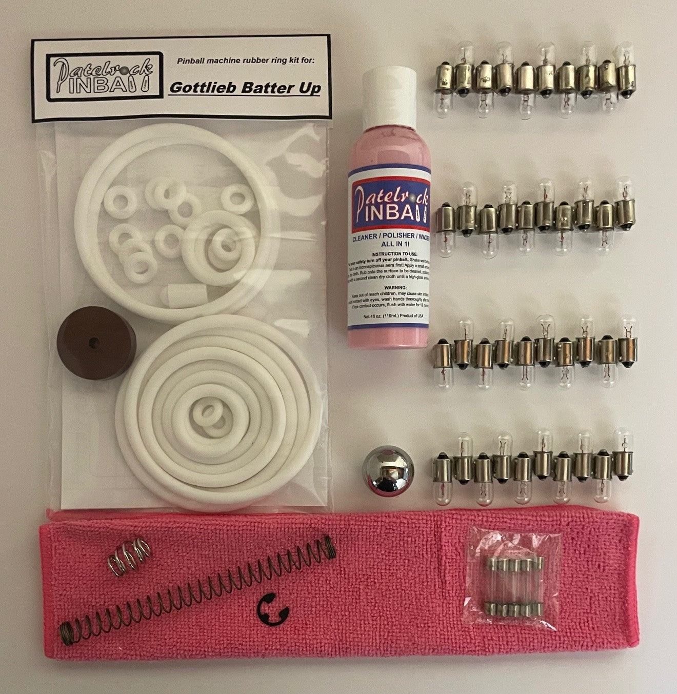 Gottlieb Batter Up Pinball Machine Maintenance Kit