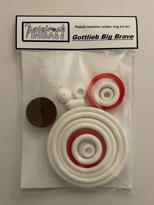 Gottlieb Big Brave Pinball Machine Rubber Ring Kit