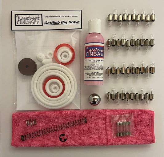 Gottlieb Big Brave Pinball Machine Maintenance Kit