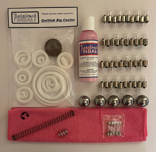 Gottlieb Big Casino Pinball Machine Maintenance Kit