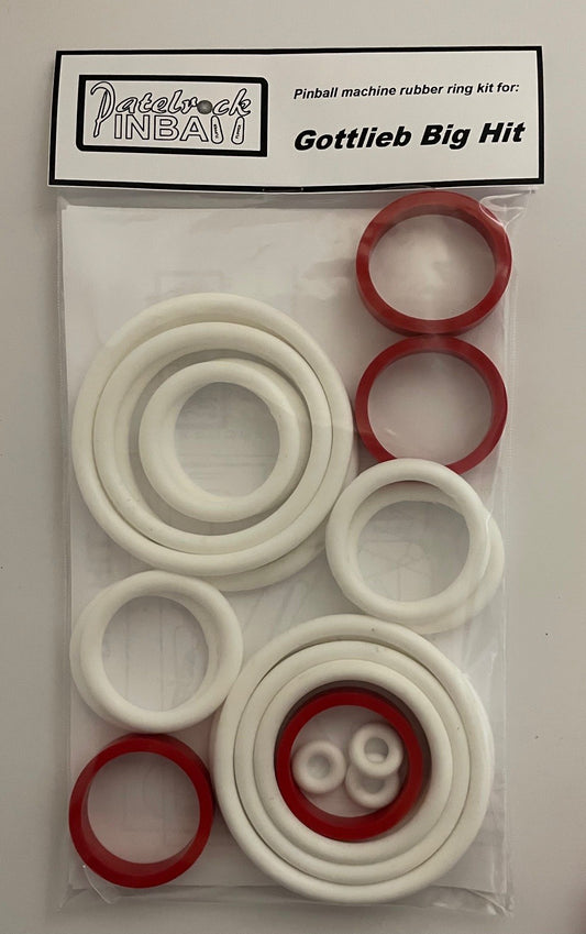 Gottlieb Big Hit Pinball Machine Rubber Ring Kit