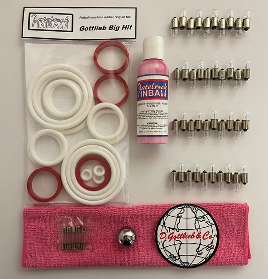 Gottlieb Big Hit Pinball Machine Maintenance Kit