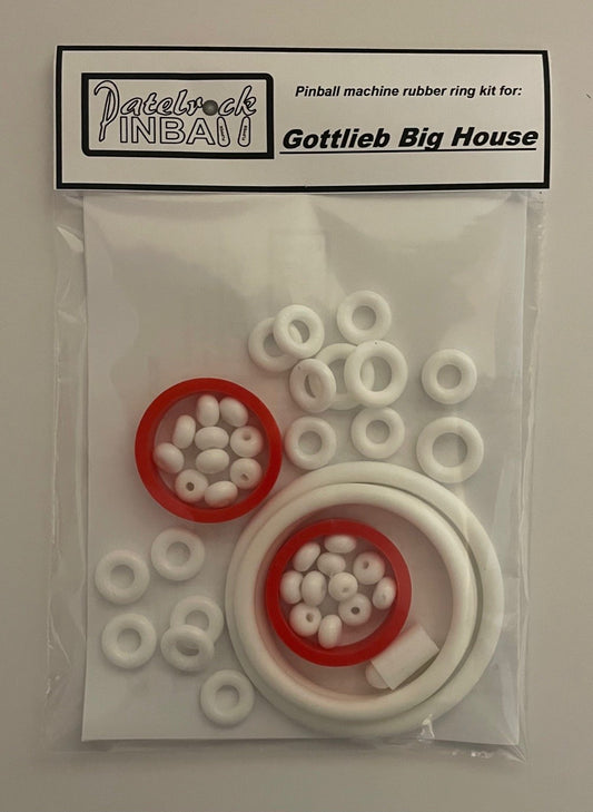 Gottlieb Big House Pinball Machine Rubber Ring Kit