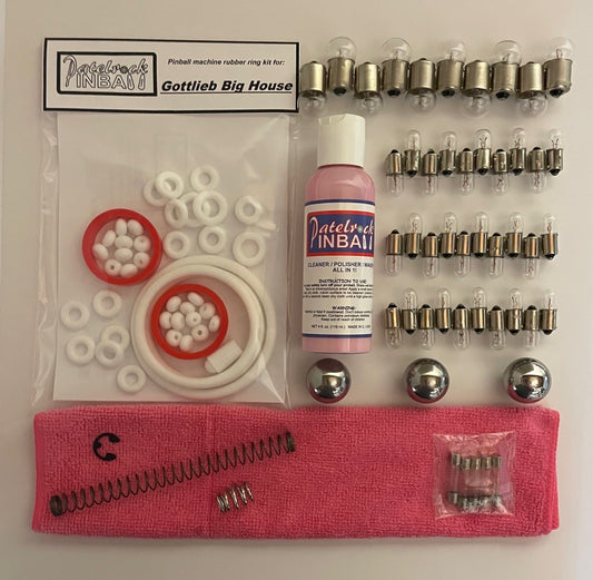 Gottlieb Big House Pinball Machine Maintenance Kit