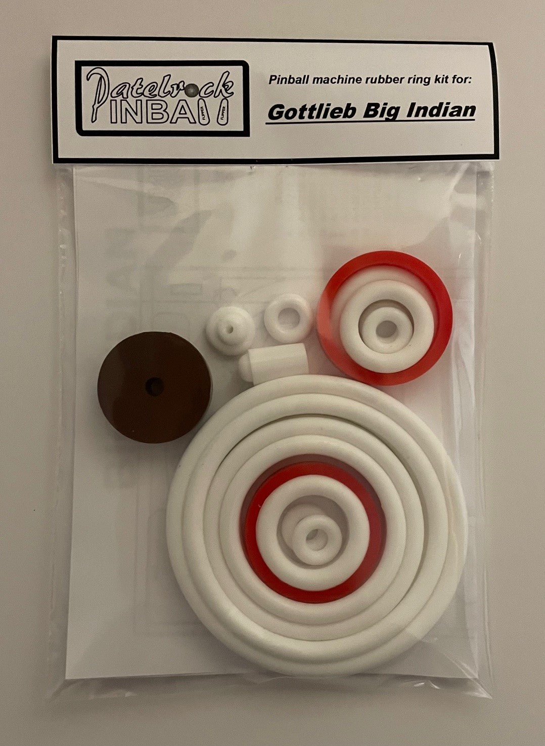 Gottlieb Big Indian Pinball Machine Rubber Ring Kit