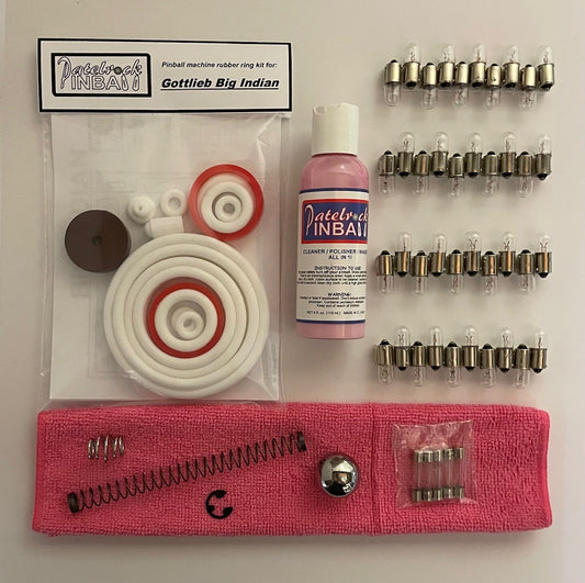 Gottlieb Big Indian Pinball Machine Maintenance Kit