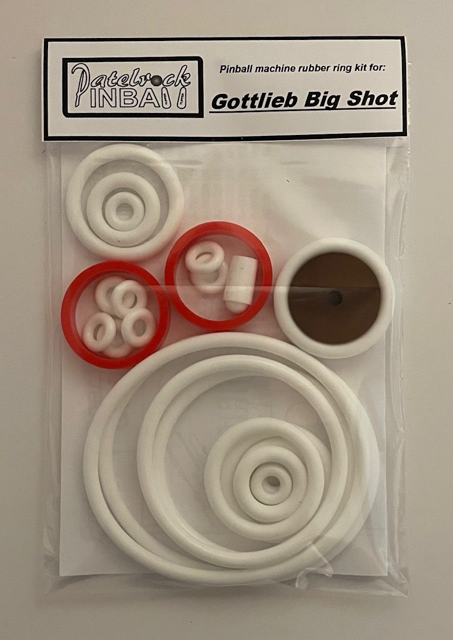 Gottlieb Big Shot Pinball Machine Rubber Ring Kit