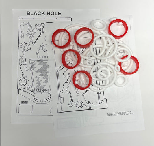 Gottlieb Black Hole Pinball Machine Rubber Ring Kit