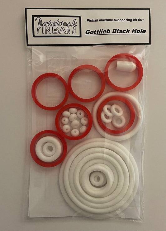 Gottlieb Black Hole Pinball Machine Rubber Ring Kit