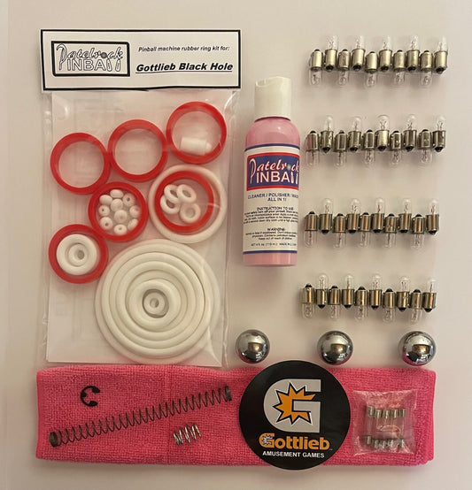 Gottlieb Black Hole Pinball Machine Maintenance Kit