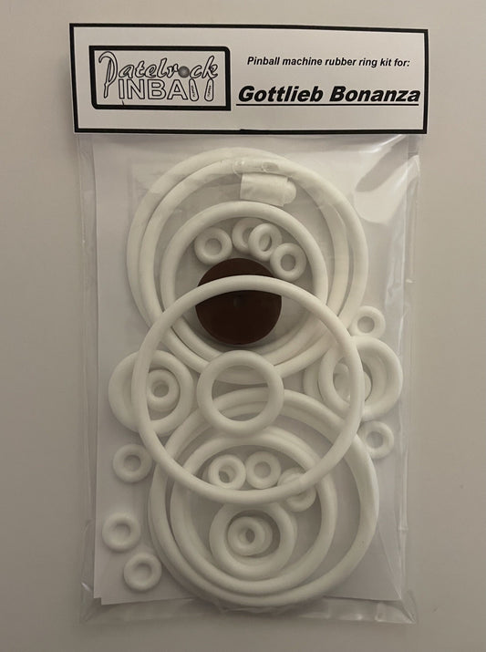 Gottlieb Bonanza Pinball Machine Rubber Ring Kit