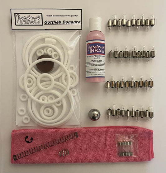 Gottlieb Bonanza Pinball Machine Maintenance Kit