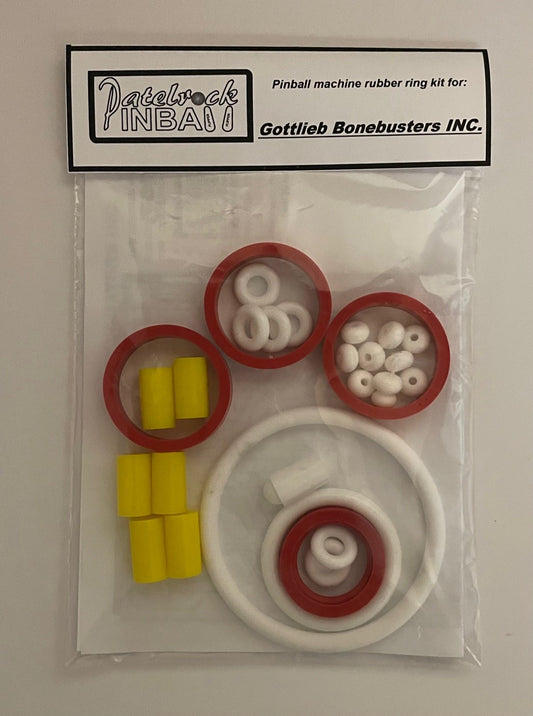 Gottlieb Bone Busters Inc. Pinball Machine Rubber Ring Kit