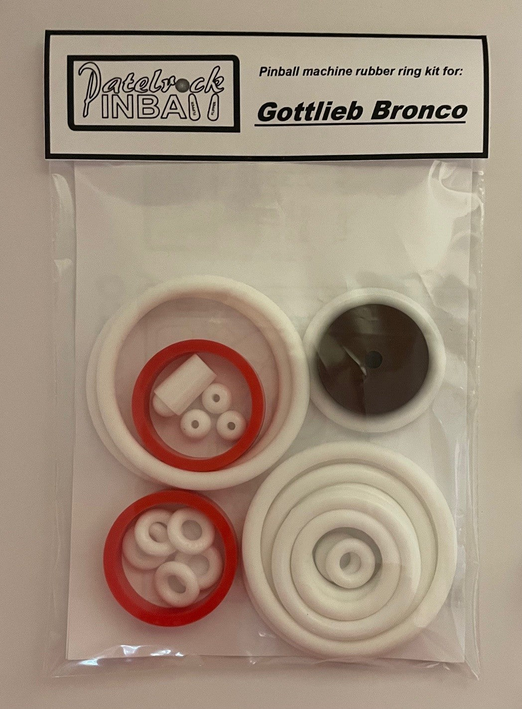 Gottlieb Bronco Pinball Machine Rubber Ring Kit