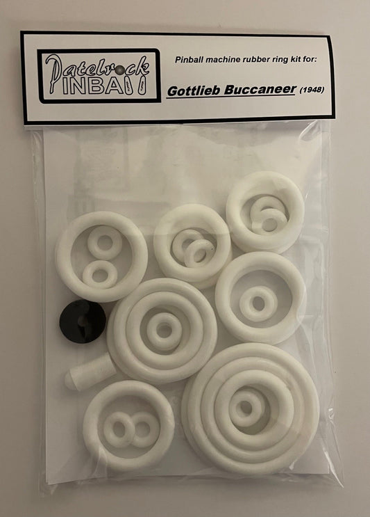 Gottlieb Buccaneer (1948) Pinball Machine Rubber Ring Kit