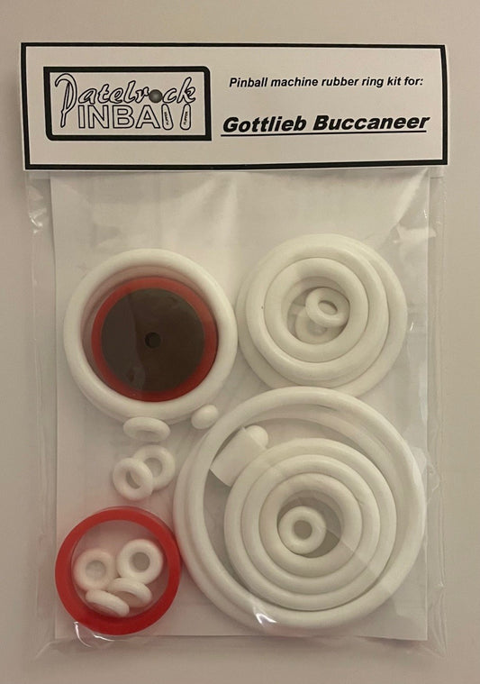 Gottlieb Buccaneer Pinball Machine Rubber Ring Kit
