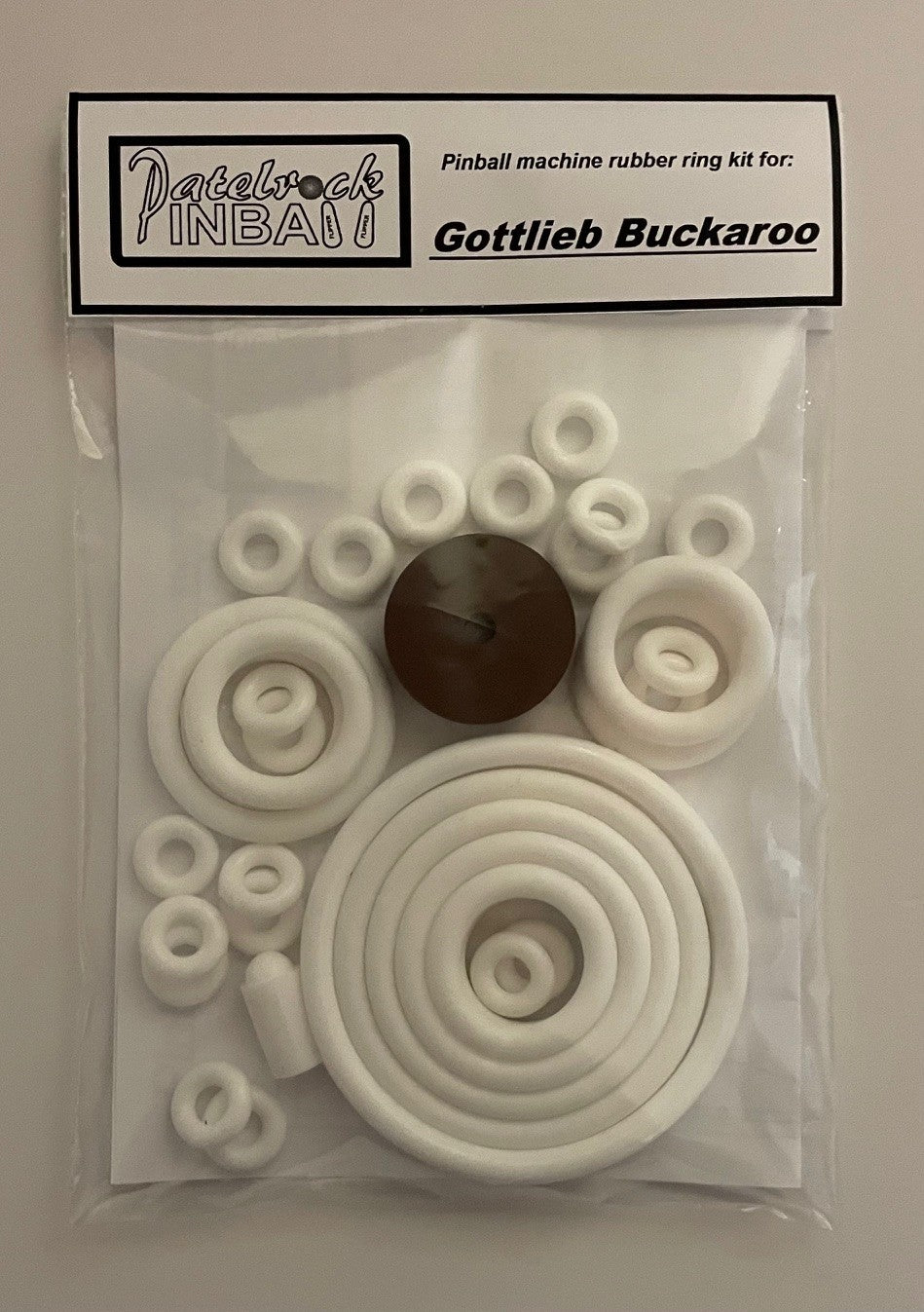 Gottlieb Buckaroo Pinball Machine Rubber Ring Kit