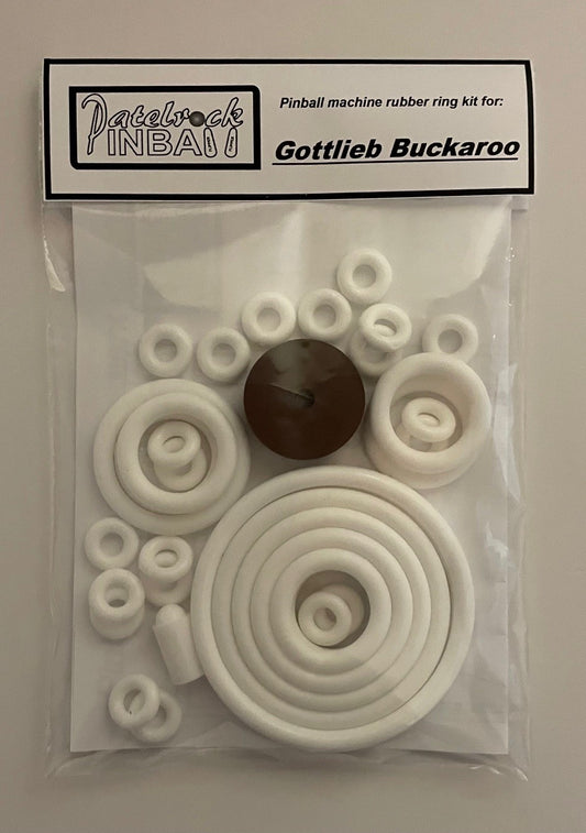 Gottlieb Buckaroo Pinball Machine Rubber Ring Kit