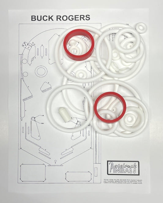 Gottlieb Buck Rogers Pinball Machine Rubber Ring Kit