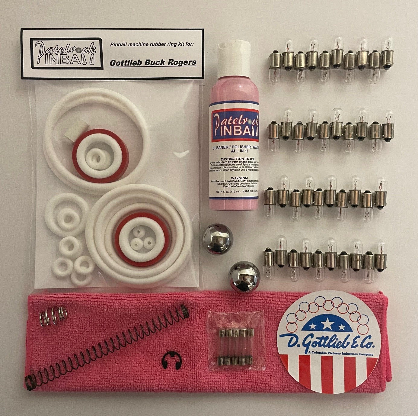 Gottlieb Buck Rogers Pinball Machine Maintenance Kit