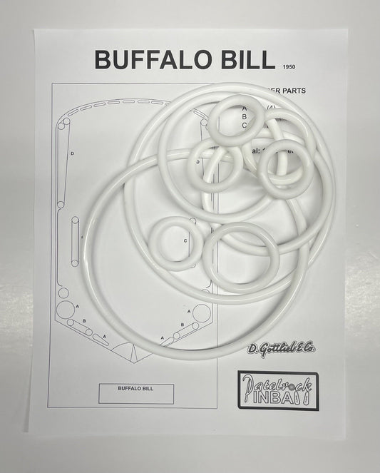 Gottlieb Buffalo Bill Pinball Machine Maintenance Kit