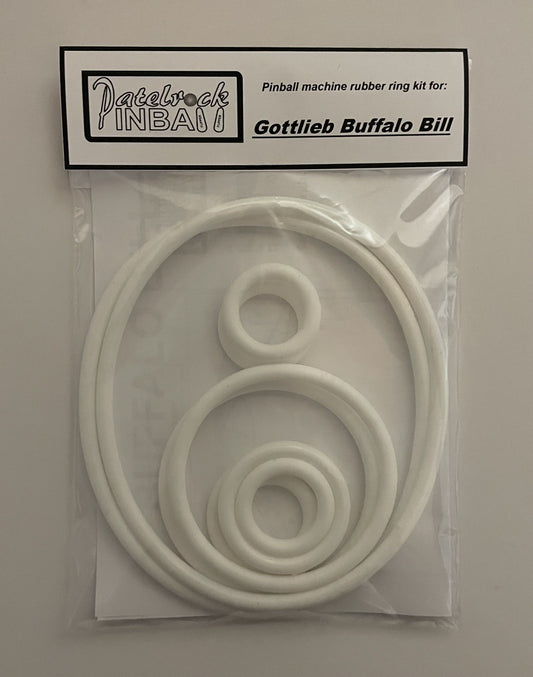Gottlieb Buffalo Bill Pinball Machine Rubber Ring Kit