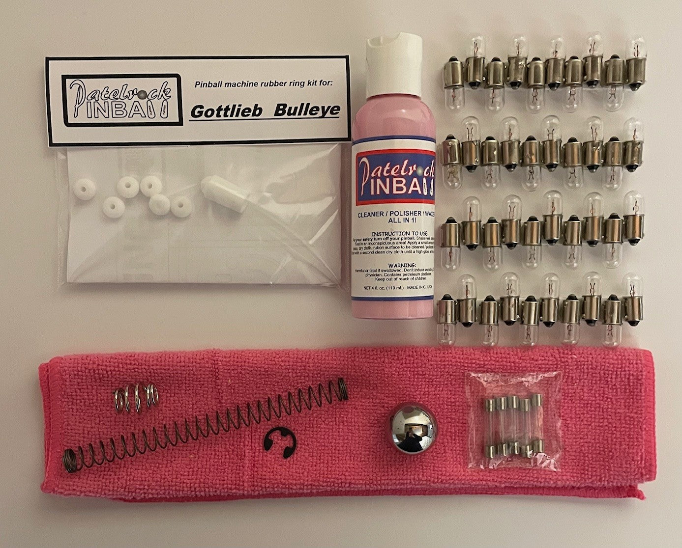 Gottlieb Bullseye Pinball Machine Maintenance Kit