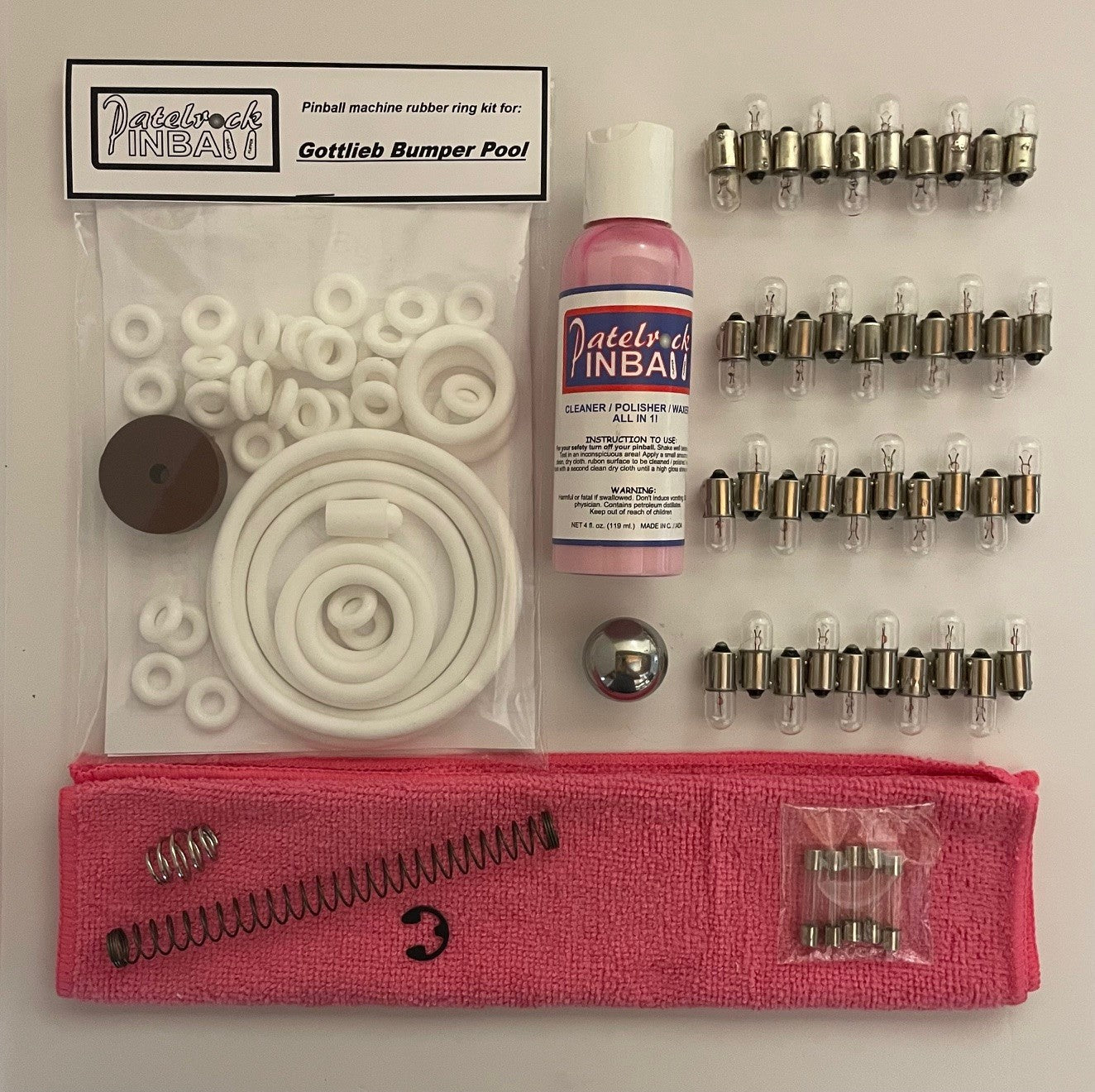 Gottlieb Bumper Pool Pinball Machine Maintenance Kit