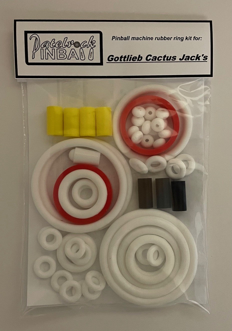 Gottlieb Cactus Jack's Pinball Machine Rubber Ring Kit