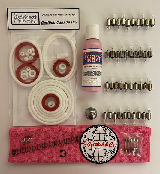 Gottlieb Canada Dry Pinball Machine Maintenance Kit