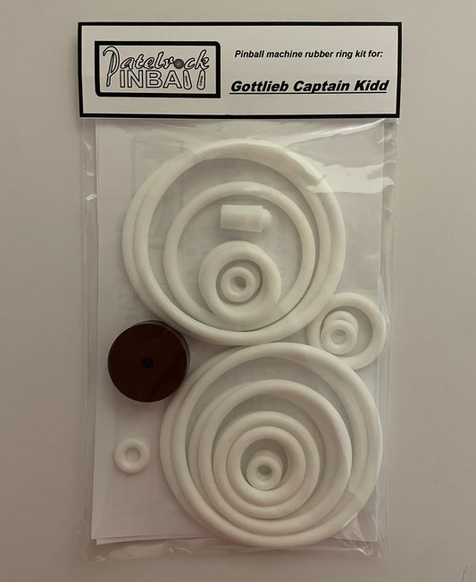 Gottlieb Captain Kidd Pinball Machine Rubber Ring Kit