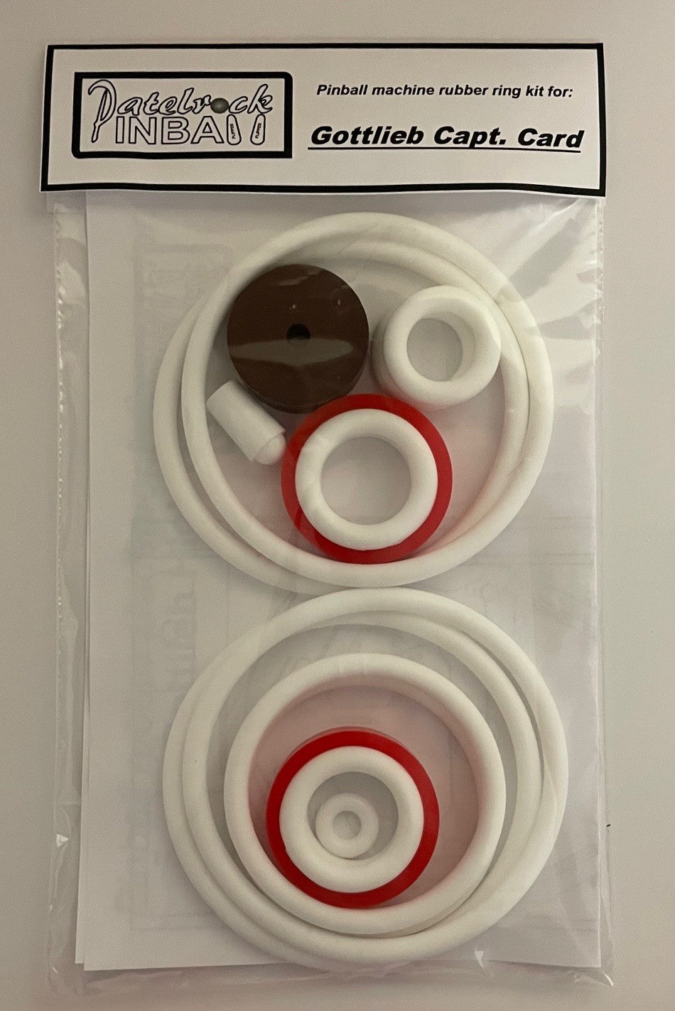 Gottlieb Capt. Card Pinball Machine Rubber Ring Kit