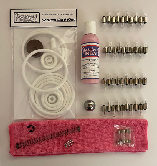Gottlieb Card King Pinball Machine Maintenance Kit