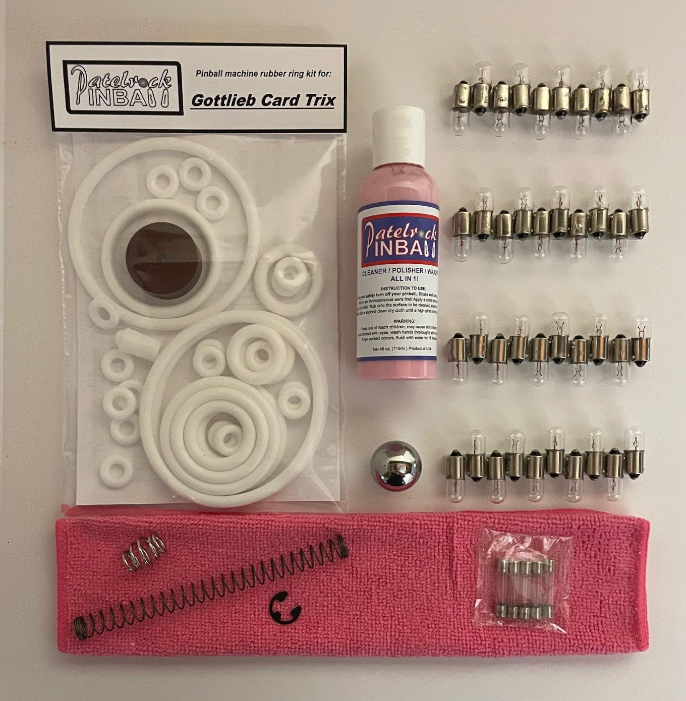 Gottlieb Card Trix Pinball Machine Maintenance Kit