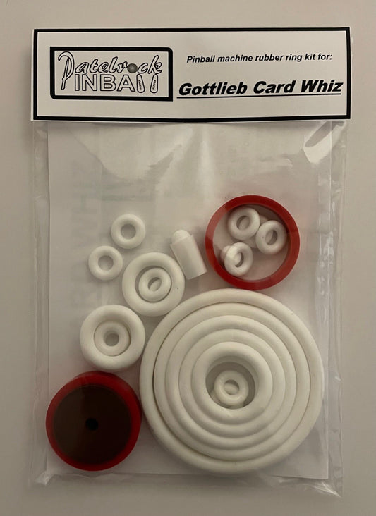Gottlieb Card Whiz Pinball Machine Rubber Ring Kit