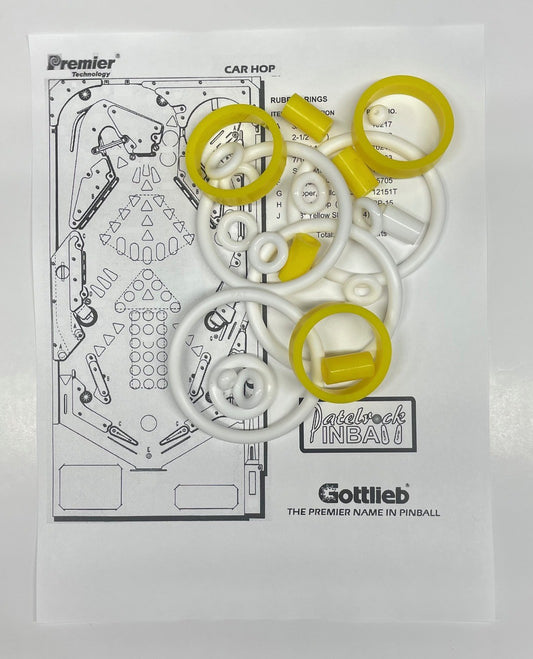 Gottlieb Car Hop Pinball Machine Maintenance Kit