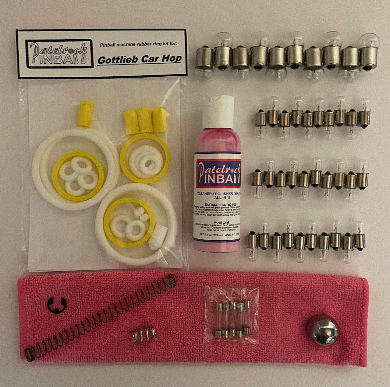 Gottlieb Car Hop Pinball Machine Maintenance Kit