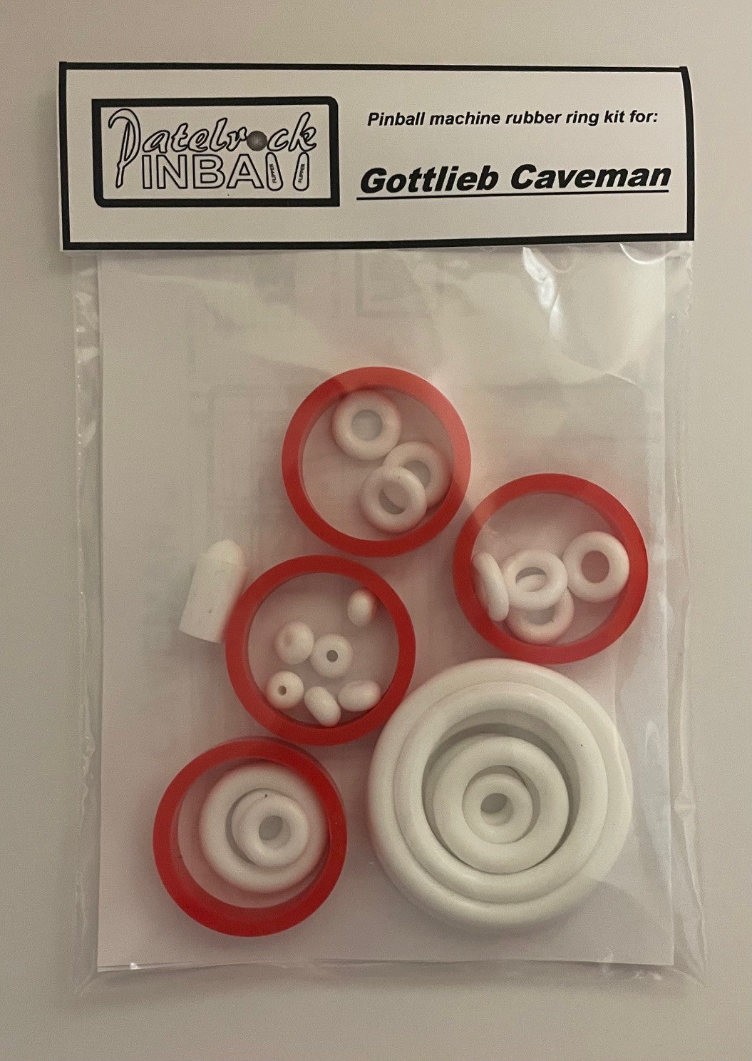 Gottlieb Caveman Pinball Machine Rubber Ring Kit