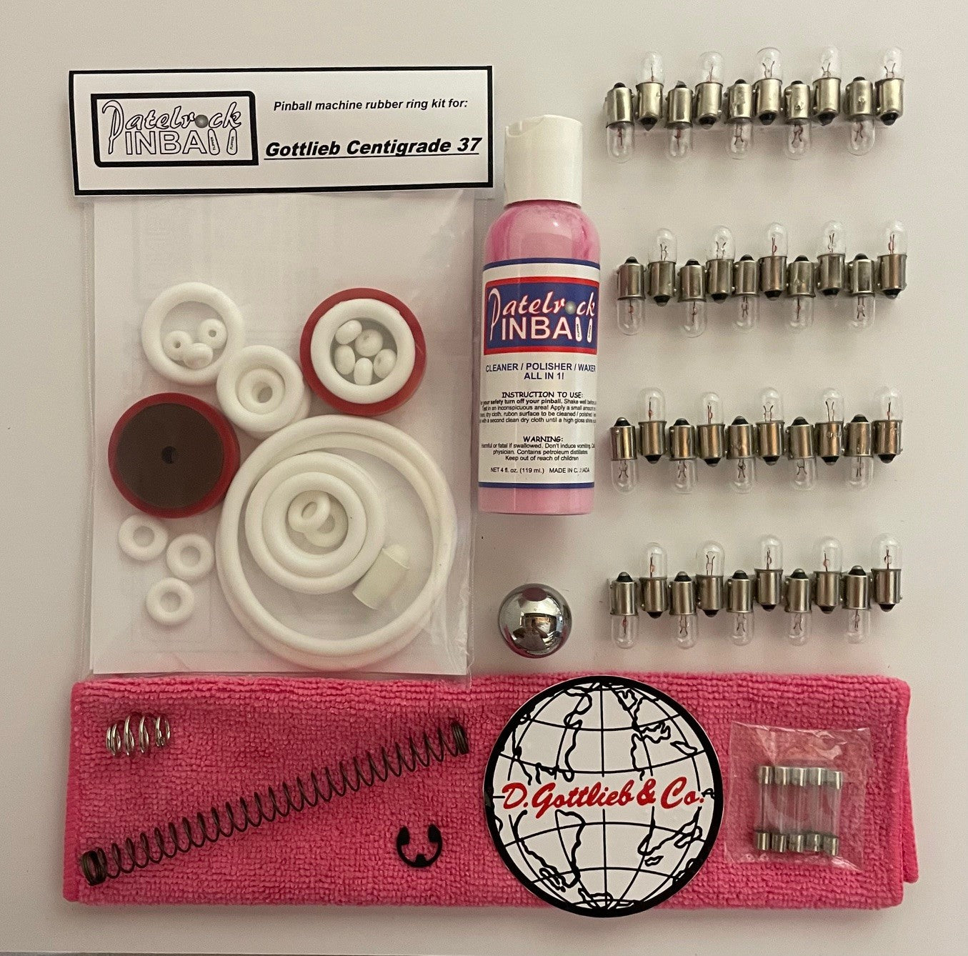 Gottlieb Centigrade 37 Pinball Machine Maintenance Kit