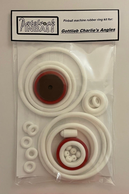 Gottlieb Charlie's Angels Pinball Machine Rubber Ring Kit