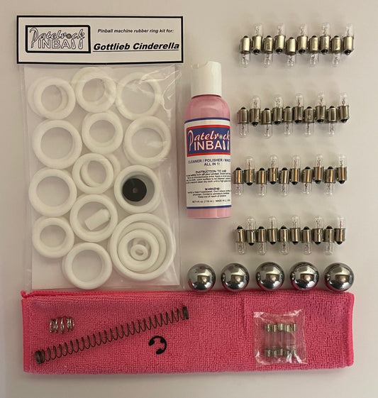 Gottlieb Cinderella Pinball Machine Maintenance Kit
